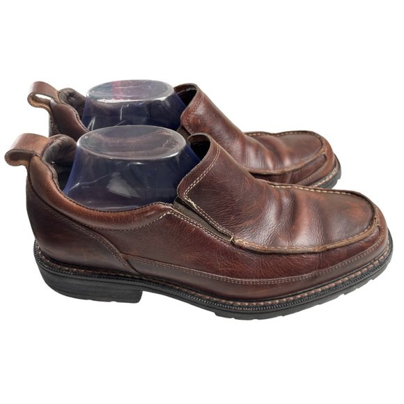 Vtg Cole Haan Men's Brown Leather  Nke Air Waterproof Loafers Size 9.5M (C09833) - Picture 1 of 9